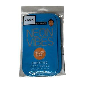 Freeman Neon Vibes Peel Off Mask 4 Pack Ghosted Clean Pores